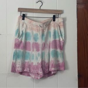SIMPLY SOUTHERN CANDY TIE DYE WAFFLE LOUNGE SHORTS Size XXL‎